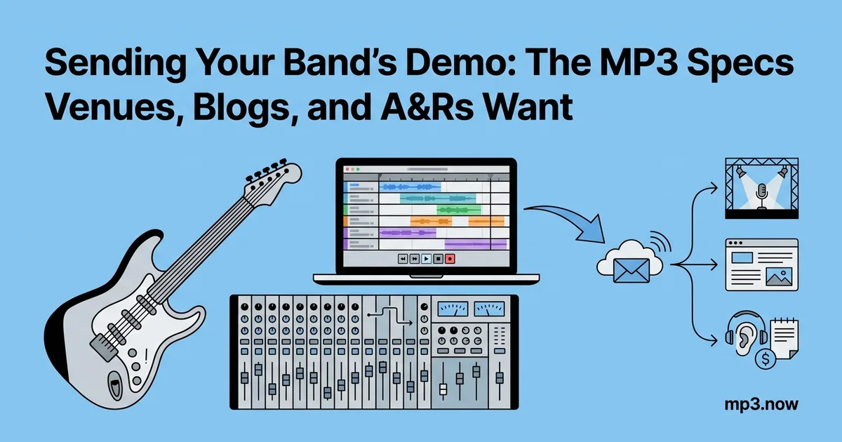 Sending Your Band's Demo: The MP3 Specs Venues, Blogs, and A&Rs Want