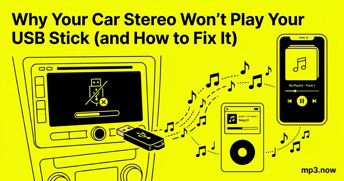 Why Your Car Stereo Won't Play Your USB Stick (and How to Fix It)