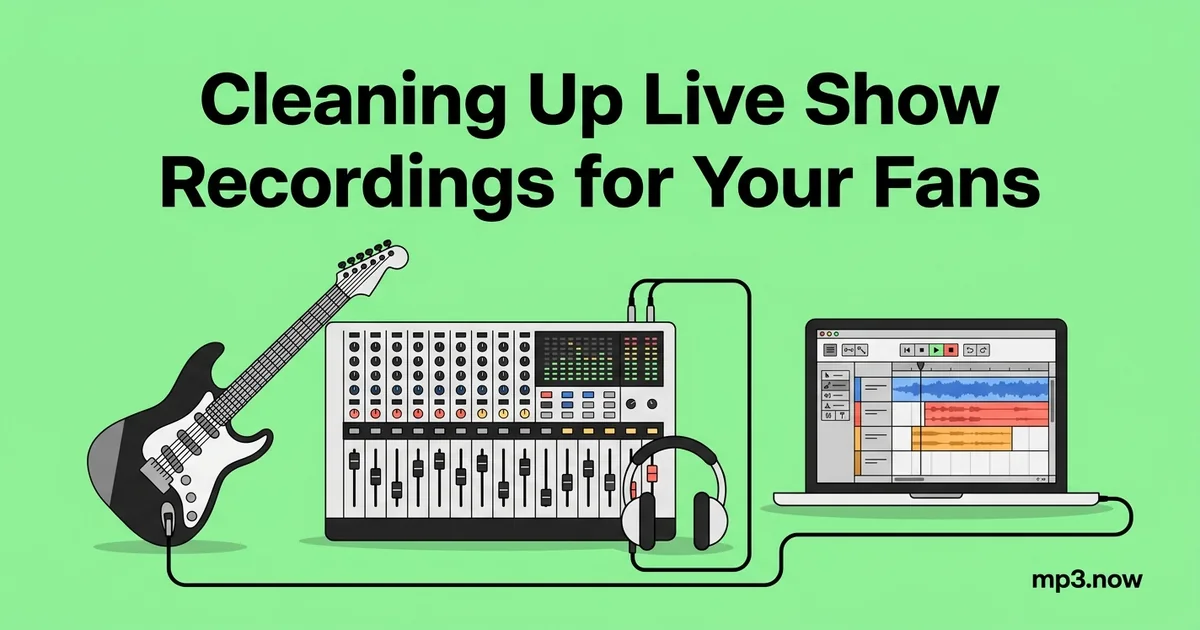 Cleaning Up Live Show Recordings for Your Fans