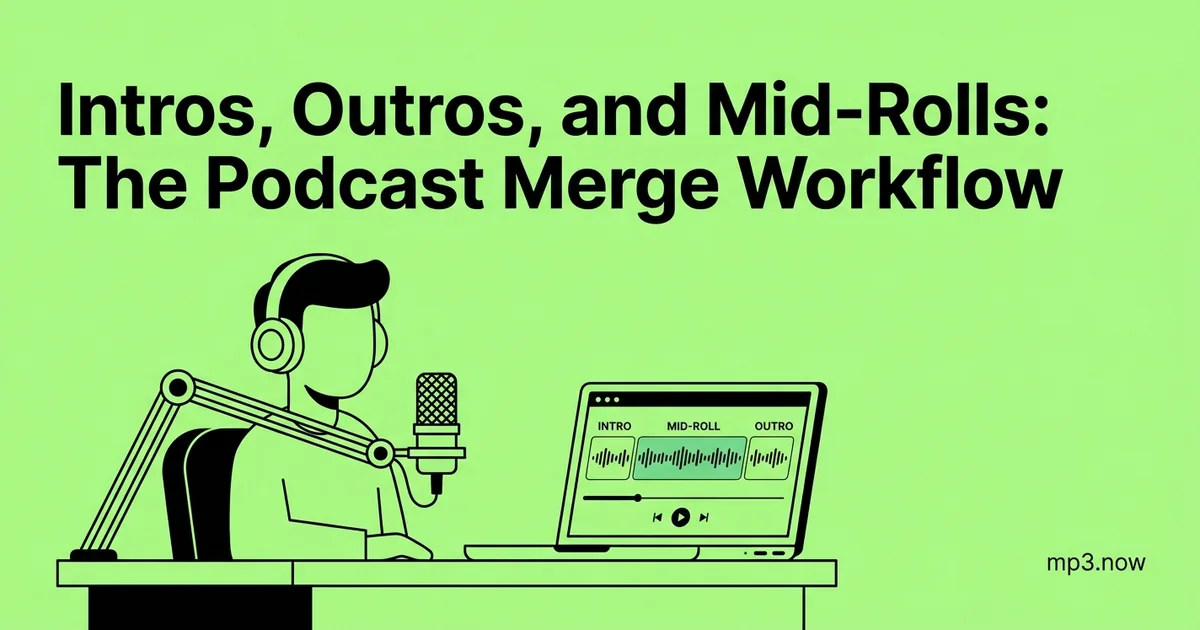 Intros, Outros, and Mid-Rolls: The Podcast Merge Workflow