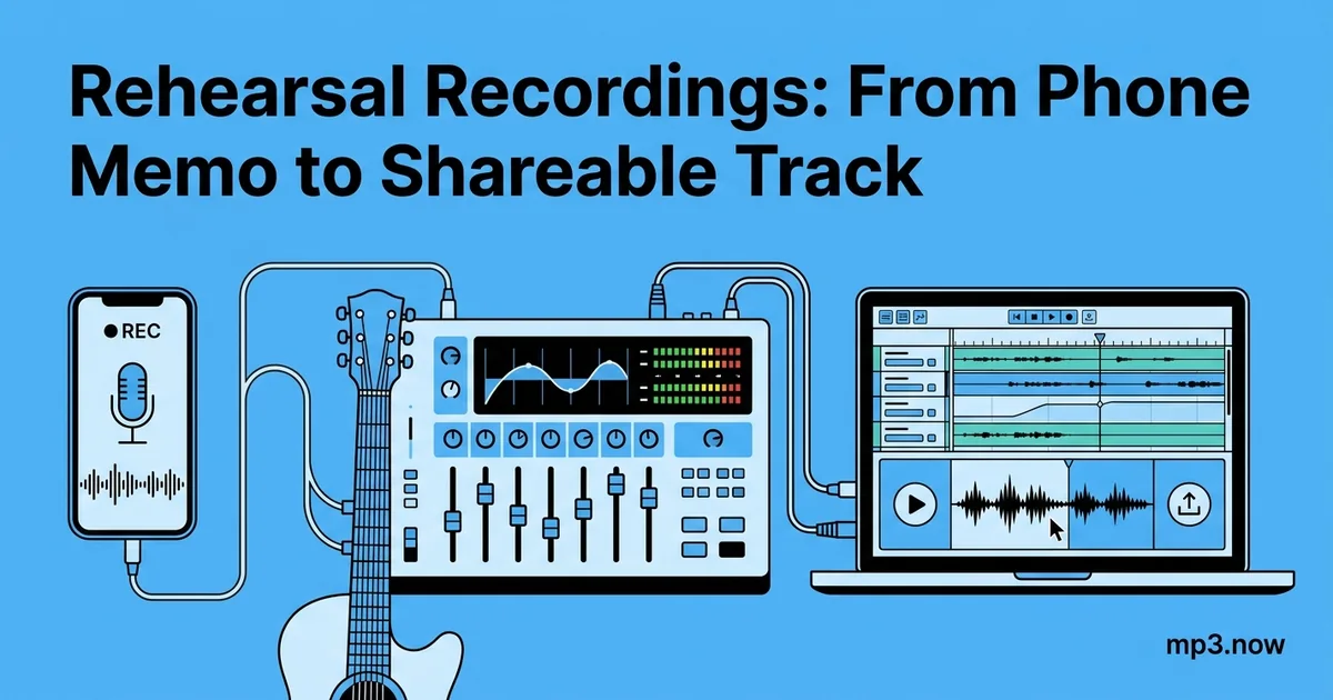 Rehearsal Recordings: From Phone Memo to Shareable Track