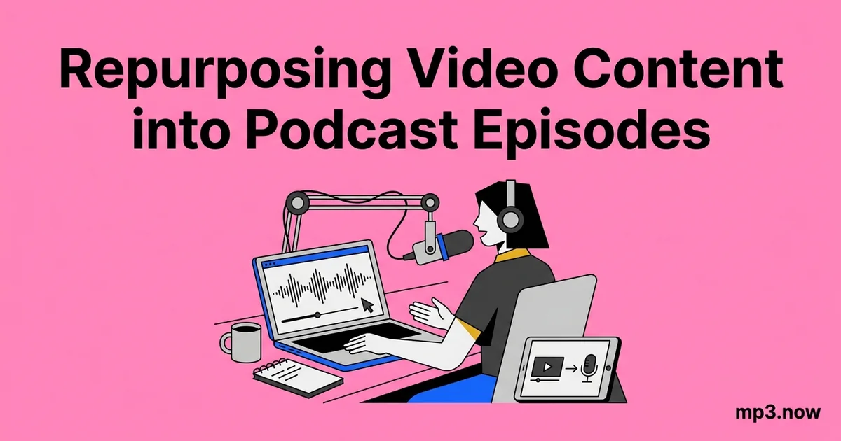Repurposing Video Content into Podcast Episodes