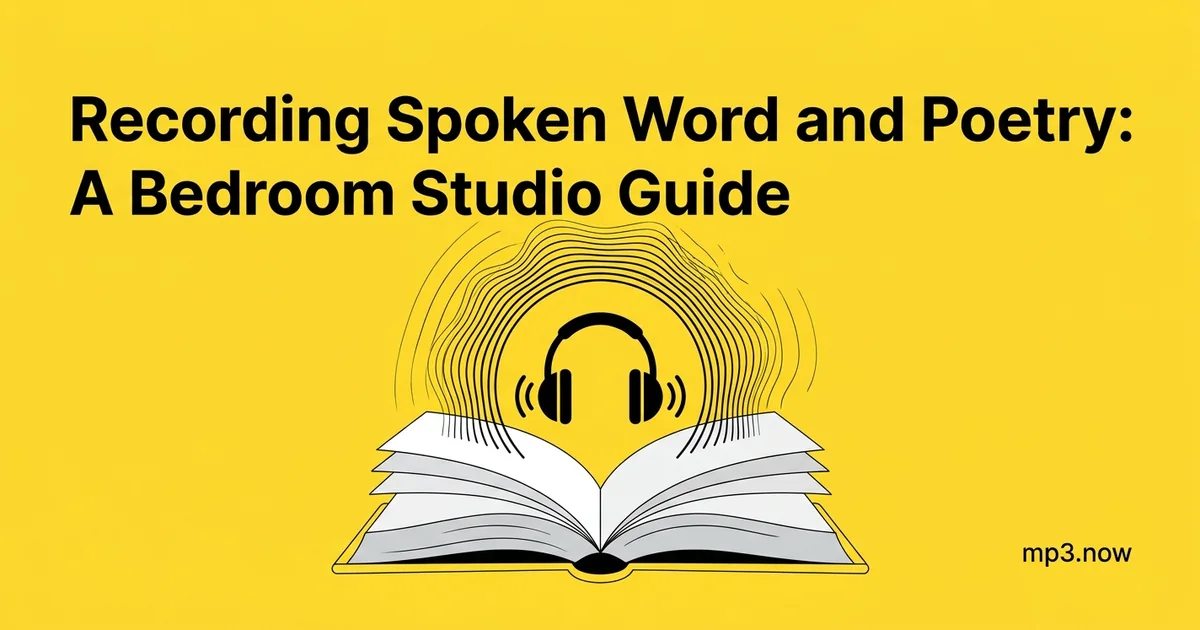 Recording Spoken Word and Poetry: A Bedroom Studio Guide