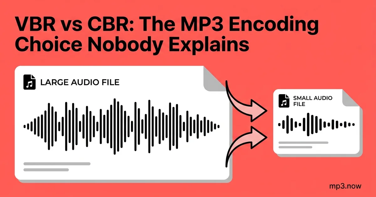 VBR vs CBR: The MP3 Encoding Choice Nobody Explains