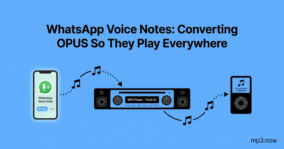 WhatsApp Voice Notes: Converting OPUS So They Play Everywhere