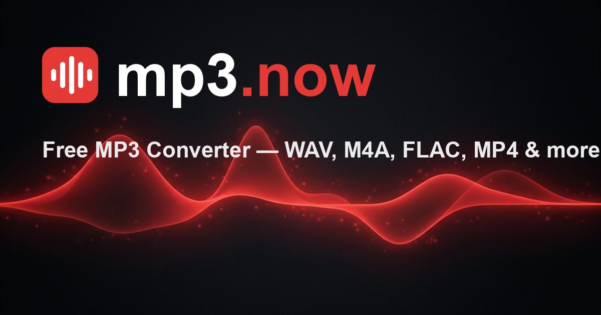 mp3.now — free online MP3 converter