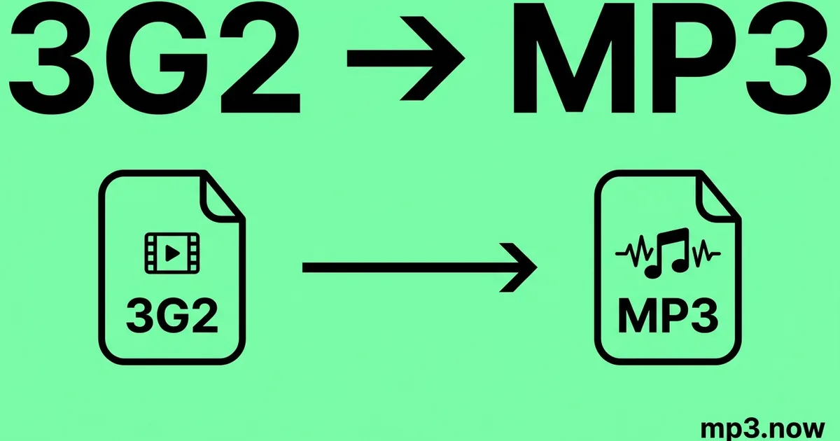 Convert 3G2 to MP3 Online Free