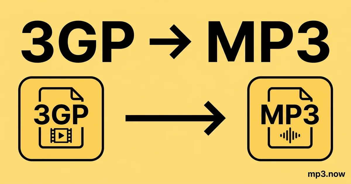 Convert 3GP to MP3 Online Free