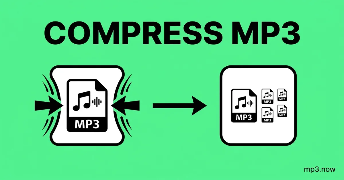 Compress MP3 — Free MP3 Size Reducer, No Watermark