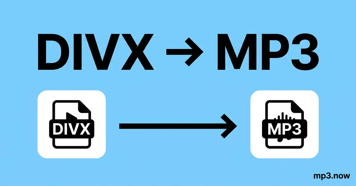 Convert DivX to MP3 Online Free