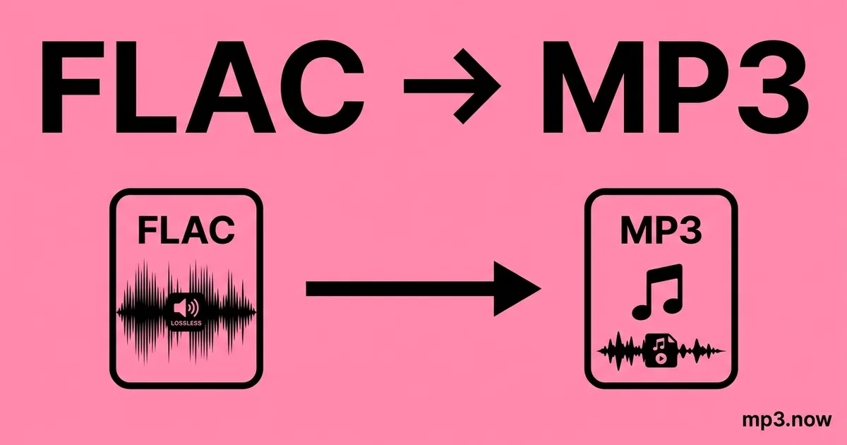 FLAC to MP3 — Free Lossless to MP3 Converter