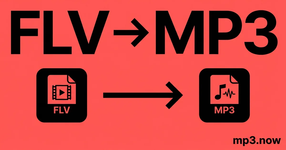 Convert FLV to MP3 Online Free