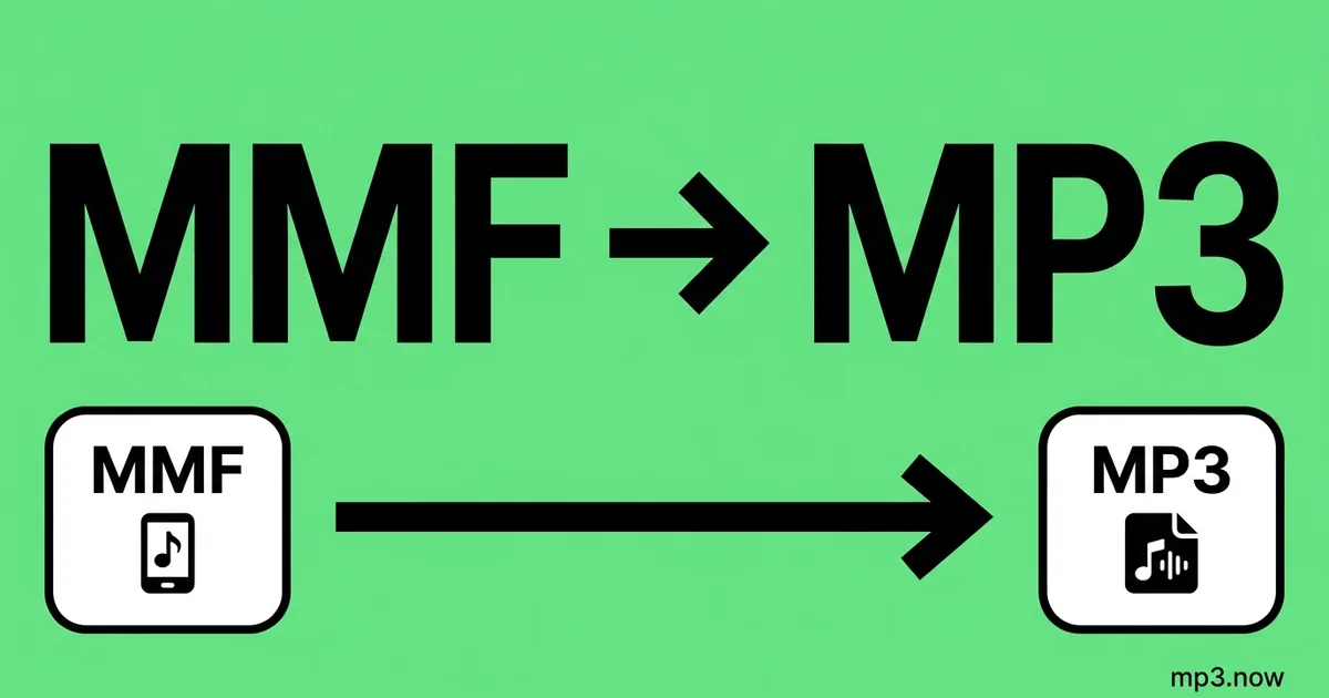 Convert MMF to MP3 Online Free