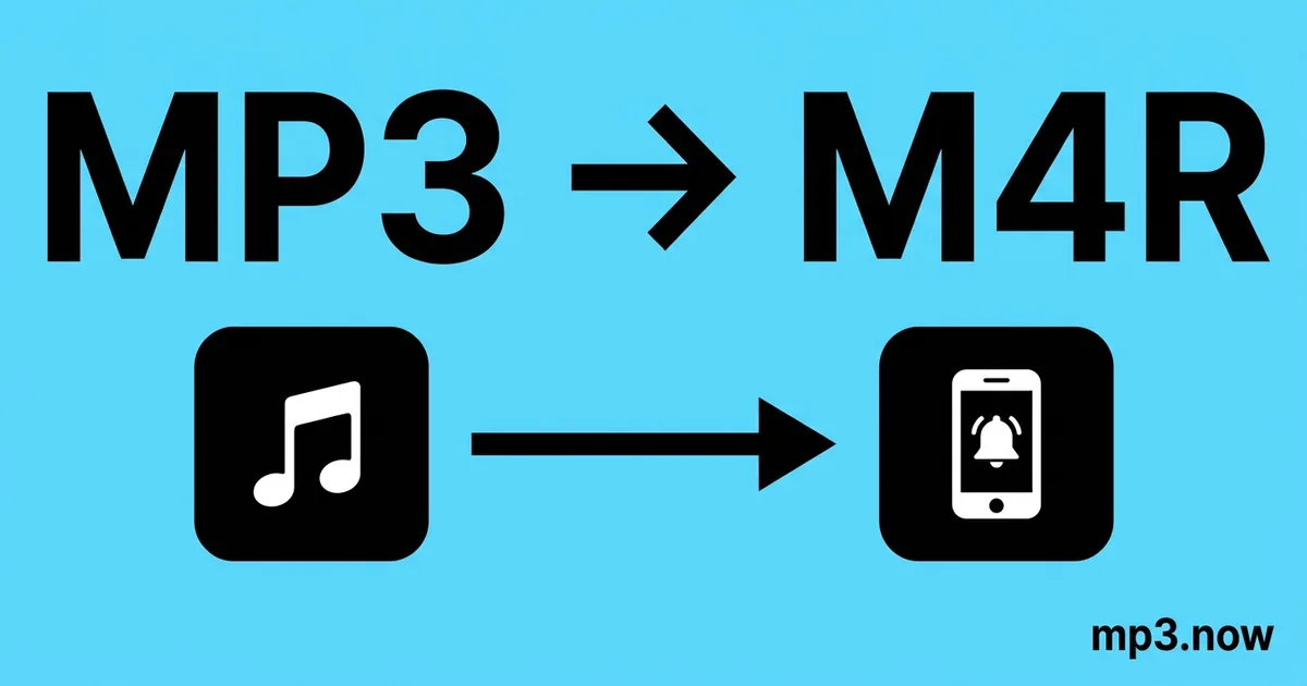 Convert MP3 to M4R Online Free