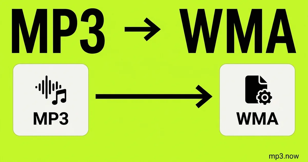 Convert MP3 to WMA Online Free