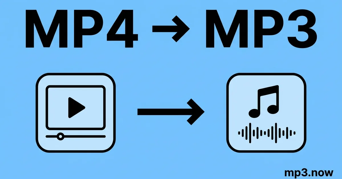 MP4 to MP3 — Free Video to Audio Converter