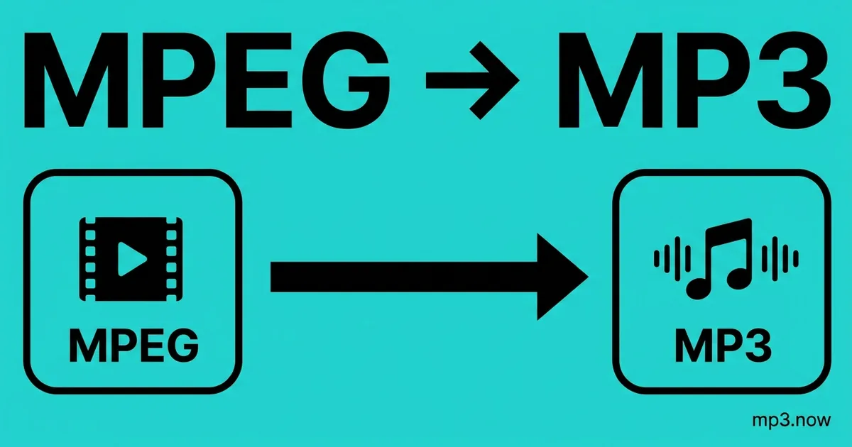 Convert MPEG to MP3 Online Free