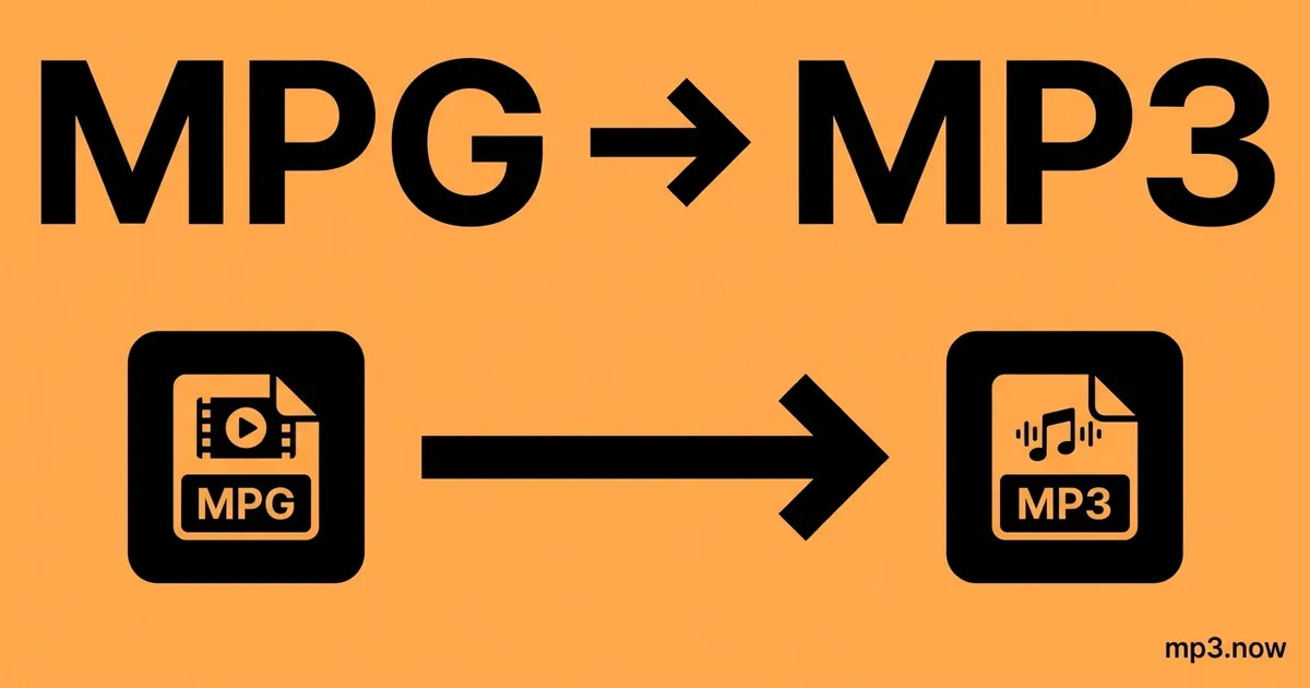Convert MPG to MP3 Online Free