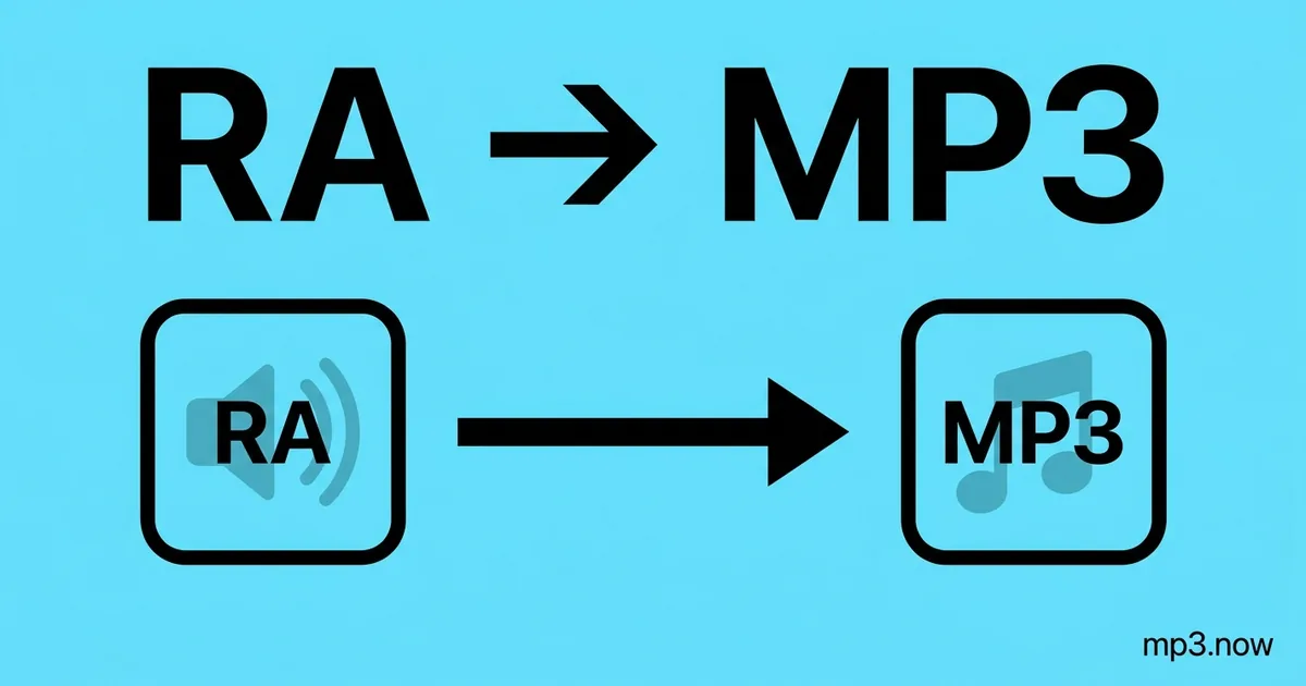 Convert RA to MP3 Online Free