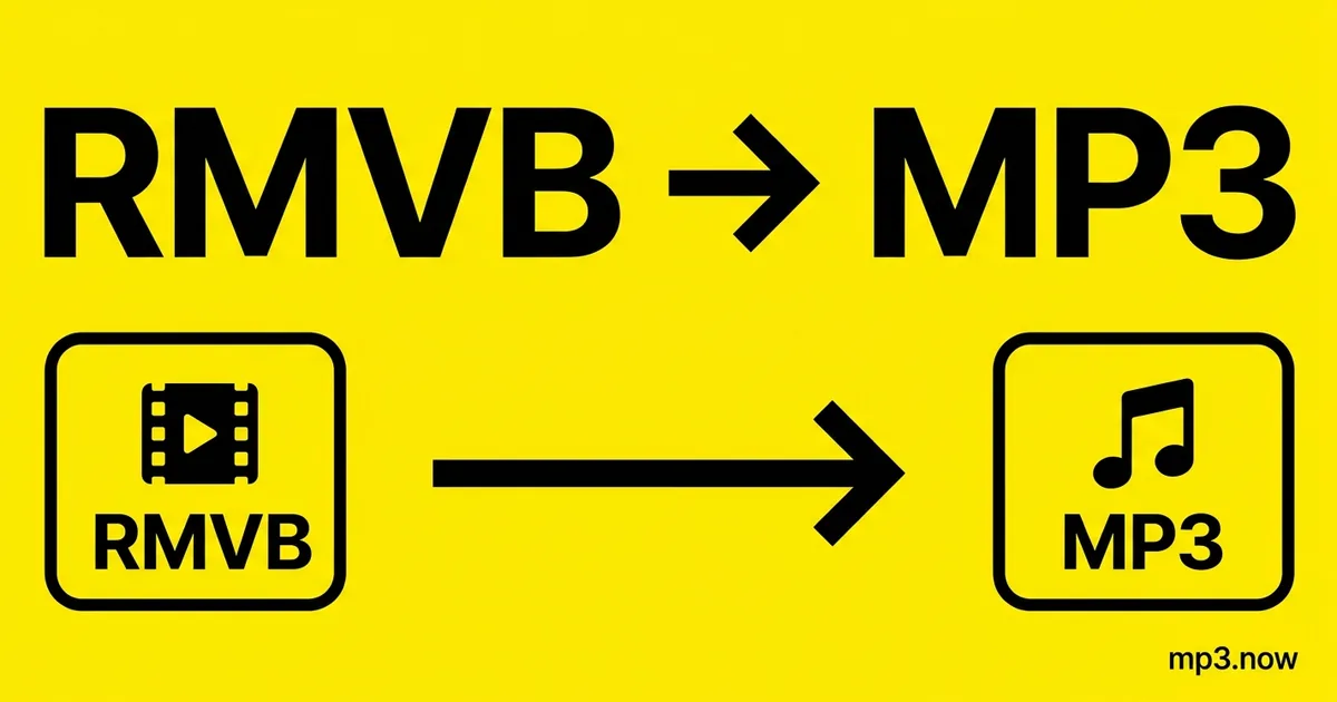 Convert RMVB to MP3 Online Free