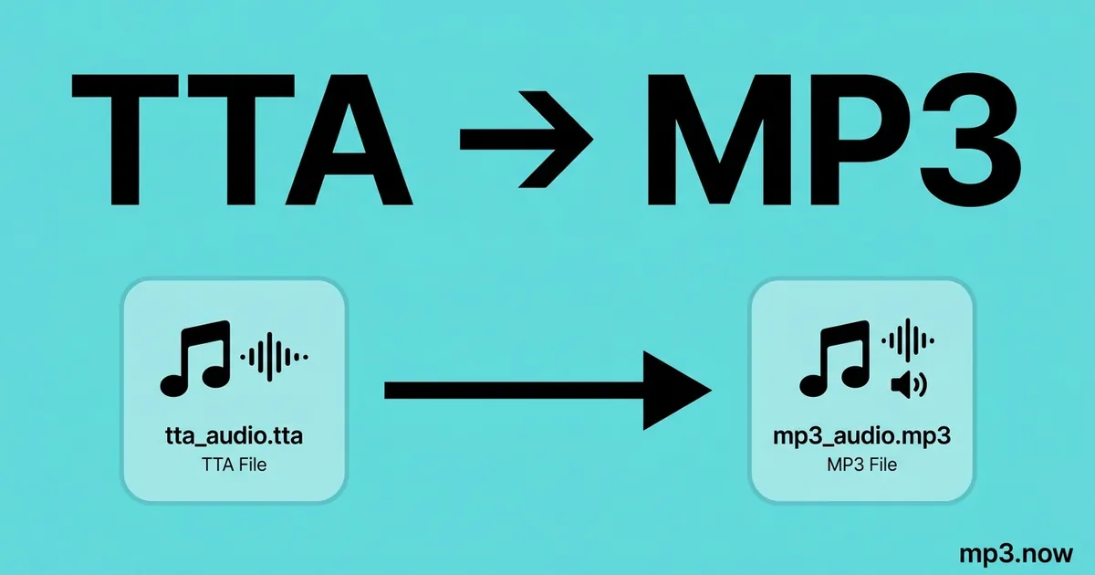 Convert TTA to MP3 Online Free