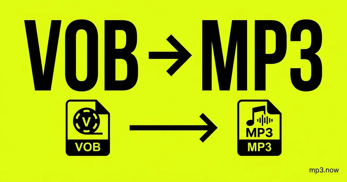Convert VOB to MP3 Online Free
